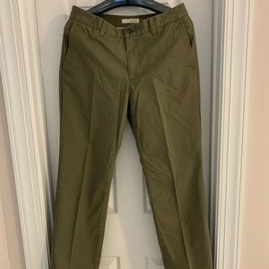 Hawker Rye Men’s Straight Leg Olive Green Chinos